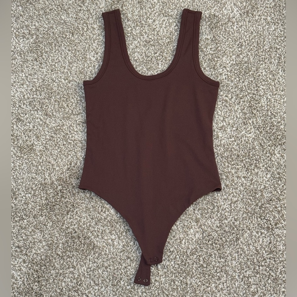 Nuuds Coffee Scoop Tank Bodysuit